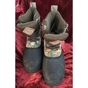Ozark Trail Mens Camouflage Pac Boots Size 7 Thinsulate Water Resistant